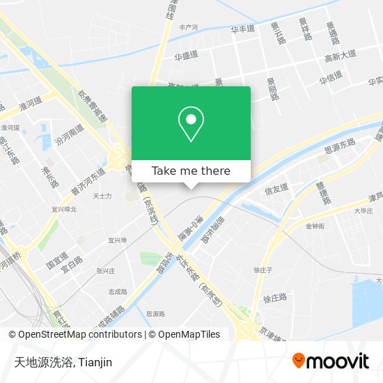 天地源洗浴 map