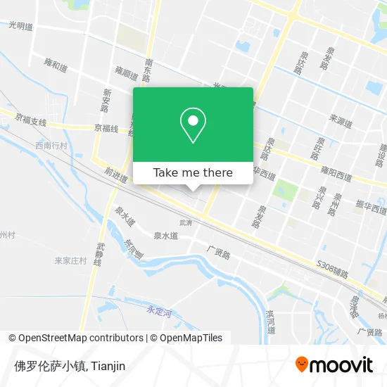 佛罗伦萨小镇 map