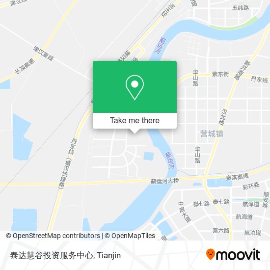 泰达慧谷投资服务中心 map