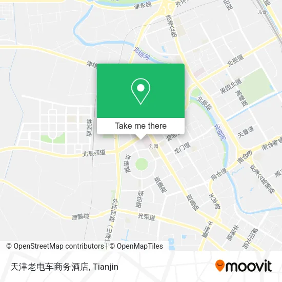 天津老电车商务酒店 map