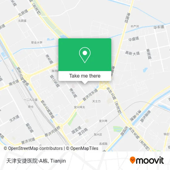 天津安捷医院-A栋 map