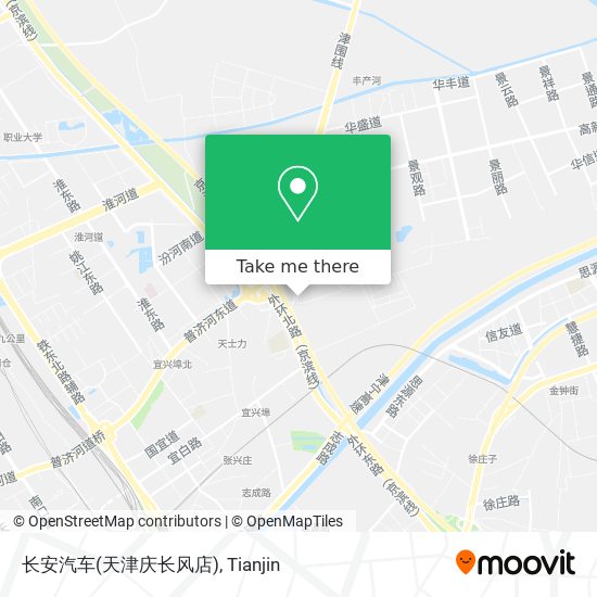 长安汽车(天津庆长风店) map