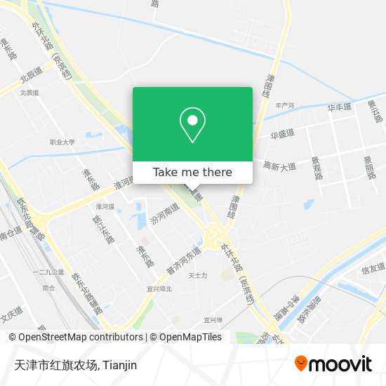 天津市红旗农场 map