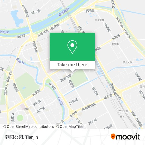 朝阳公园 map