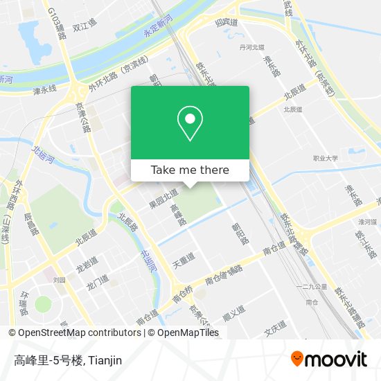高峰里-5号楼 map