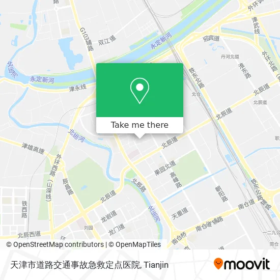 天津市道路交通事故急救定点医院 map