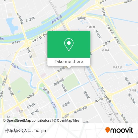 停车场-出入口 map
