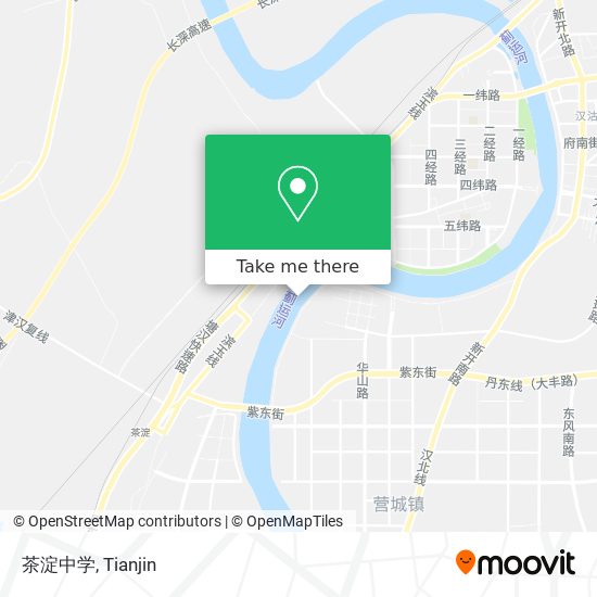 茶淀中学 map