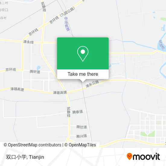 双口小学 map