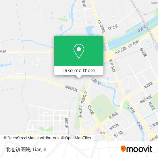 北仓镇医院 map