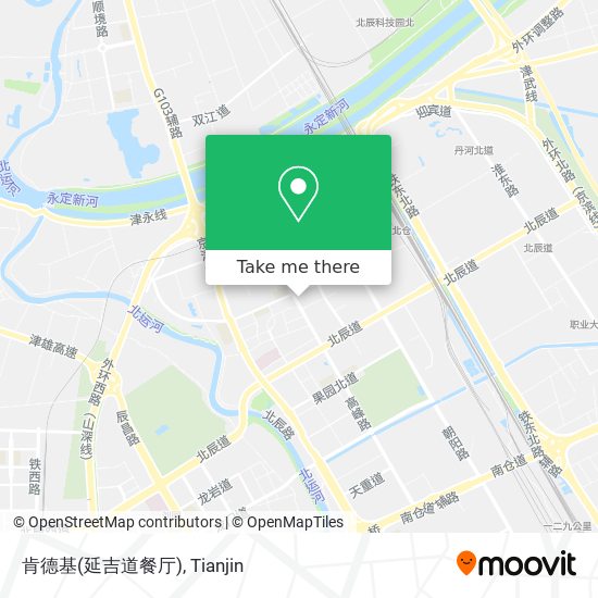 肯德基(延吉道餐厅) map