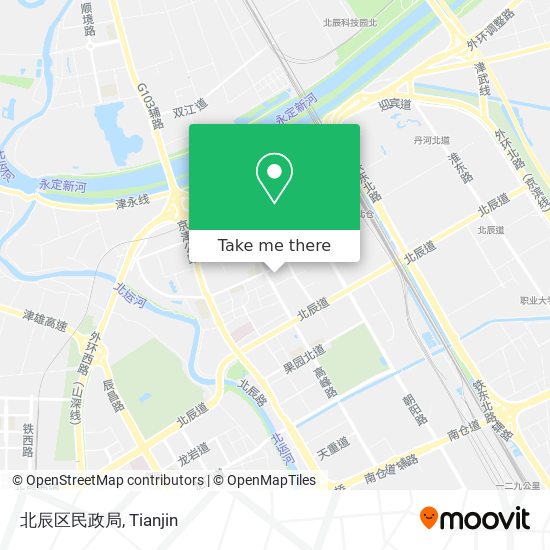 北辰区民政局 map