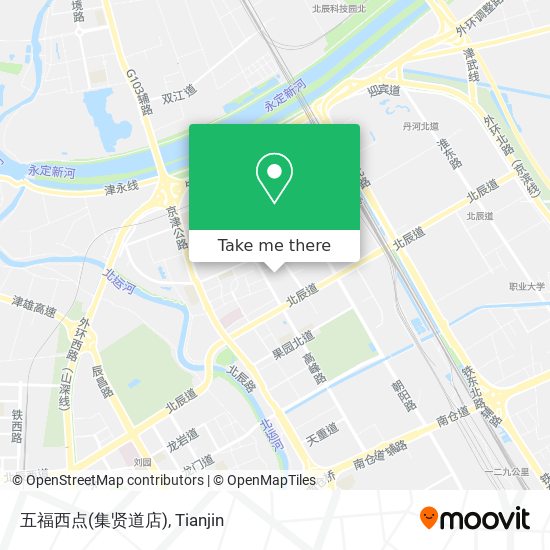 五福西点(集贤道店) map
