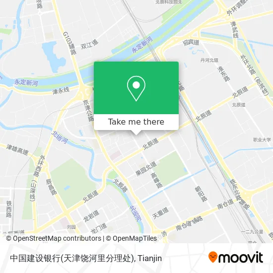 中国建设银行(天津饶河里分理处) map