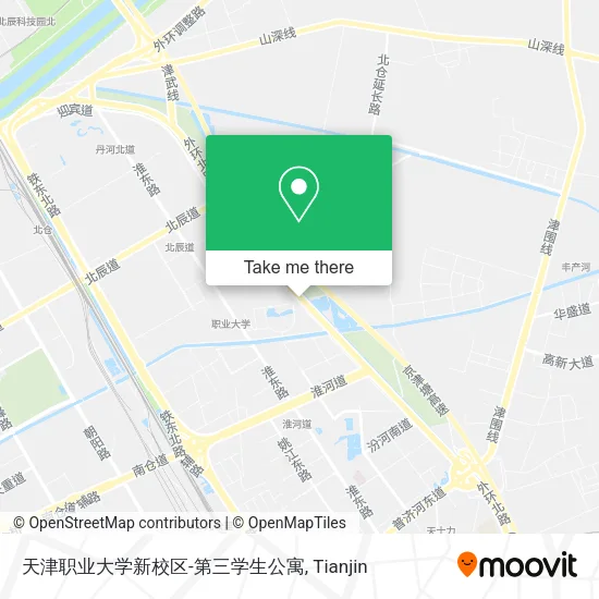 天津职业大学新校区-第三学生公寓 map