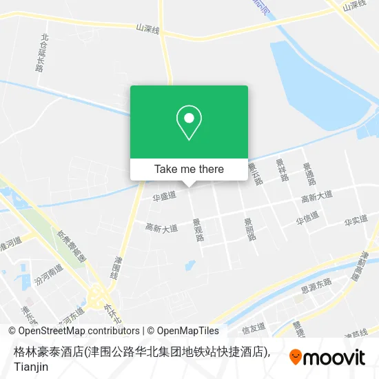 格林豪泰酒店(津围公路华北集团地铁站快捷酒店) map