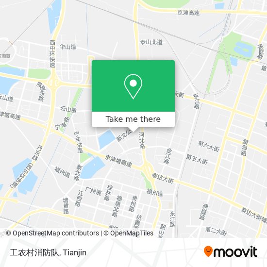工农村消防队 map