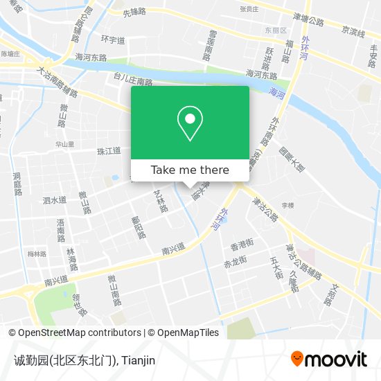 诚勤园(北区东北门) map