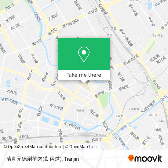 清真元德涮羊肉(勤俭道) map