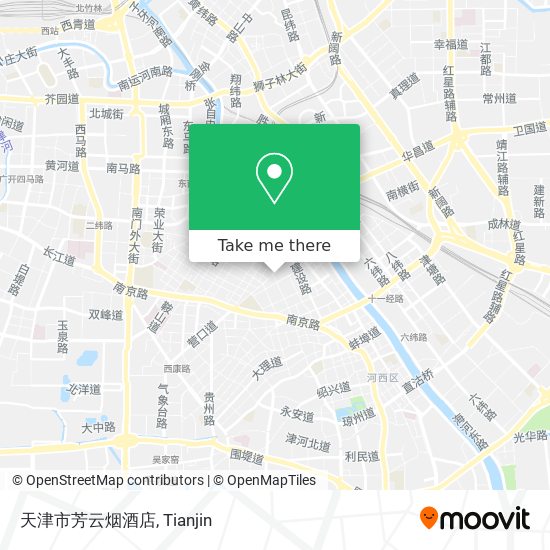 天津市芳云烟酒店 map