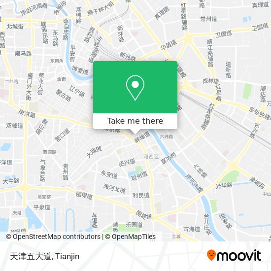 天津五大道 map