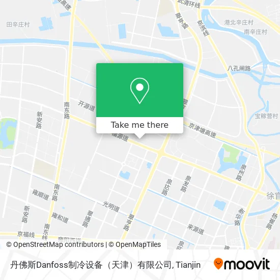 丹佛斯Danfoss制冷设备（天津）有限公司 map