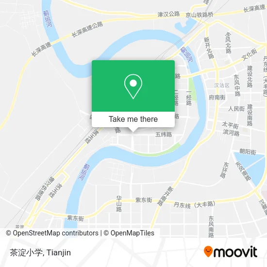 茶淀小学 map