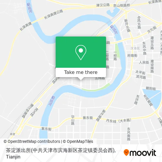 茶淀派出所(中共天津市滨海新区茶淀镇委员会西) map