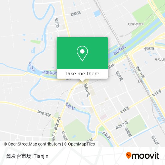鑫发合市场 map