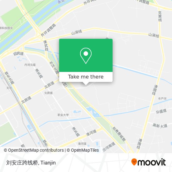 刘安庄跨线桥 map