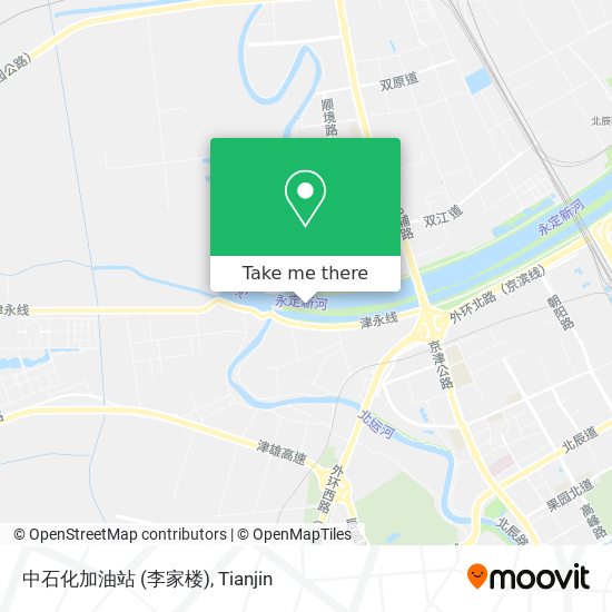 中石化加油站 (李家楼) map