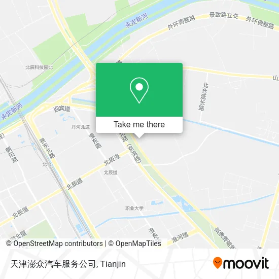 天津澎众汽车服务公司 map