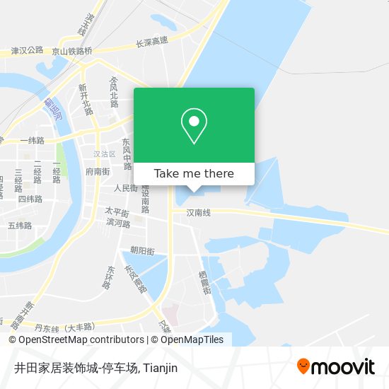 井田家居装饰城-停车场 map