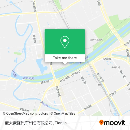 庞大豪庭汽车销售有限公司 map