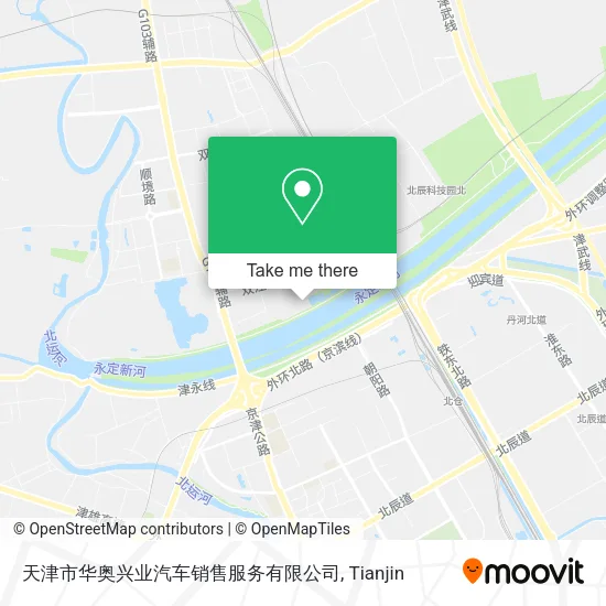 天津市华奥兴业汽车销售服务有限公司 map