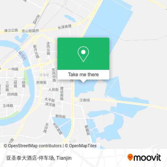 亚圣泰大酒店-停车场 map