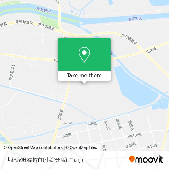 世纪家旺福超市(小淀分店) map