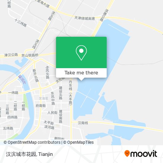 汉滨城市花园 map