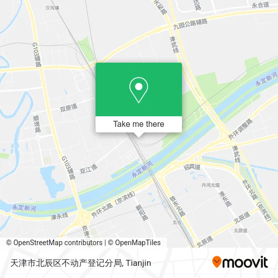 天津市北辰区不动产登记分局 map
