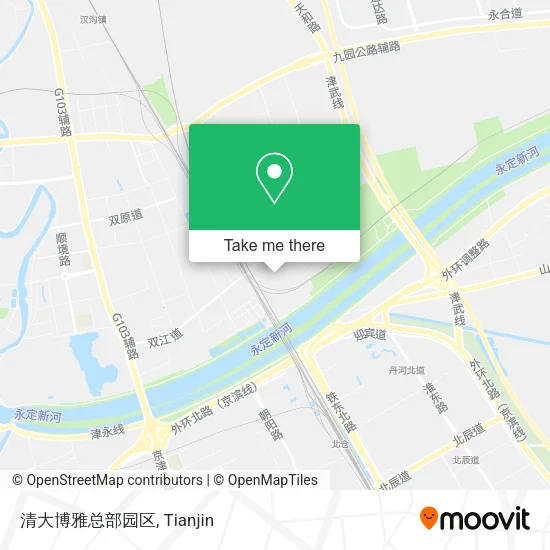 清大博雅总部园区 map