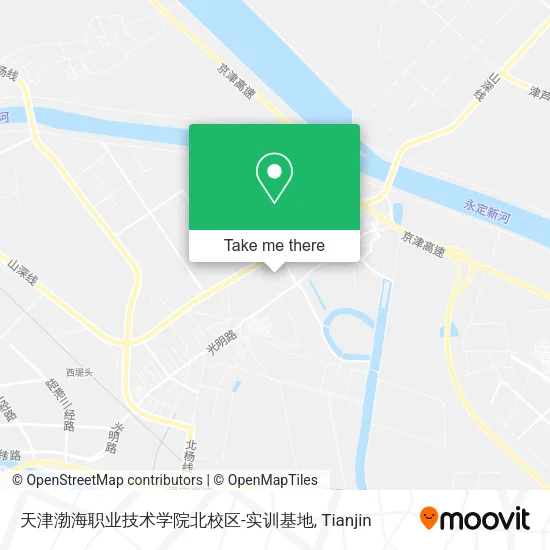天津渤海职业技术学院北校区-实训基地 map