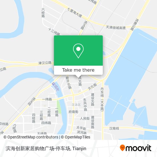 滨海创新家居购物广场-停车场 map