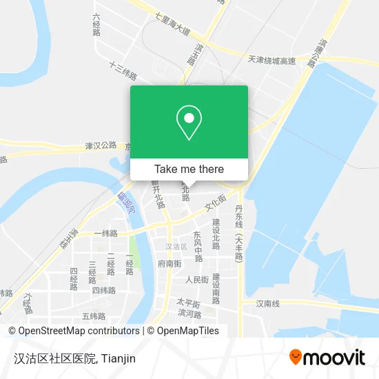 汉沽区社区医院 map