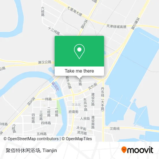 聚佰特休闲浴场 map