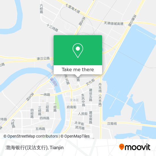 渤海银行(汉沽支行) map