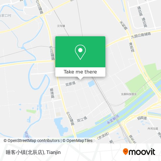 睡客小镇(北辰店) map