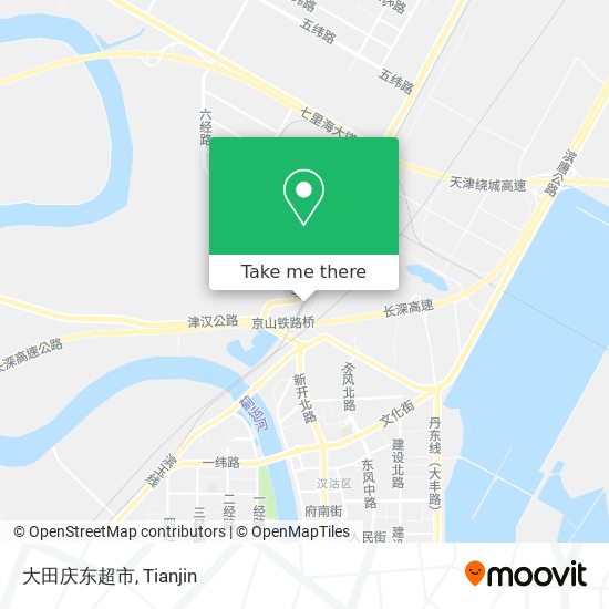 大田庆东超市 map