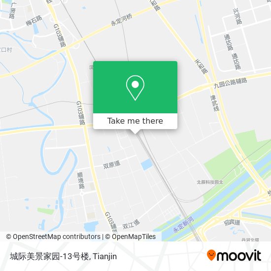 城际美景家园-13号楼 map