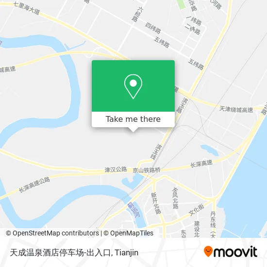 天成温泉酒店停车场-出入口 map