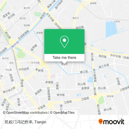 民权门冯记炸串 map